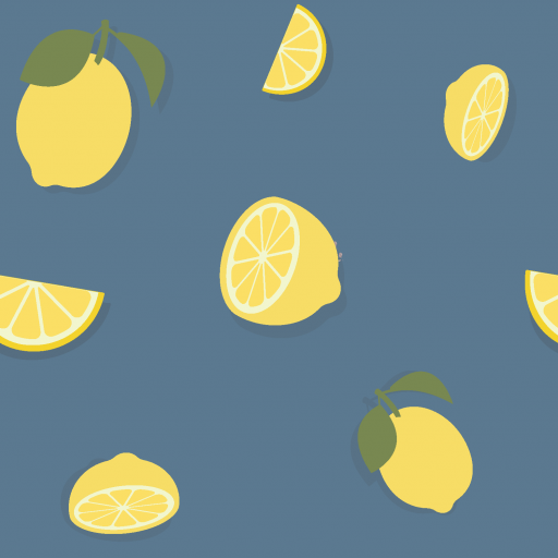 Citron blå