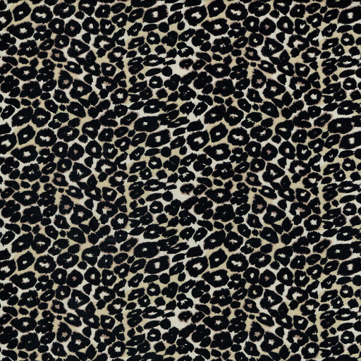 Leopard black/white/yellow