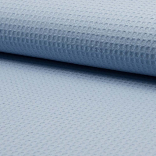 Våffeltyg dusty blue