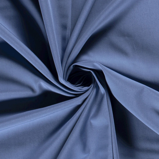 Poplin organic indigo