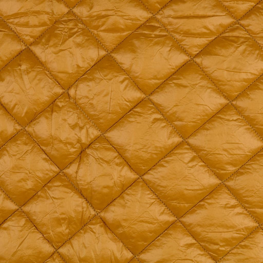 Quilted coating fabric gold
