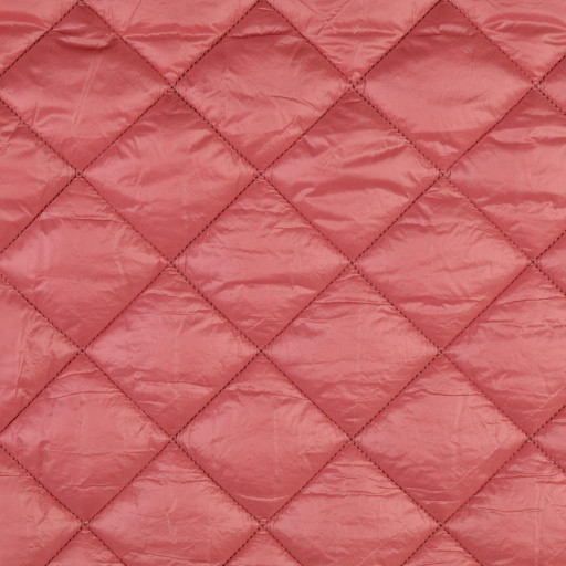 Quilted coating fabric pink