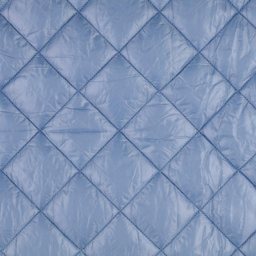 Quilted coating fabric lightblue