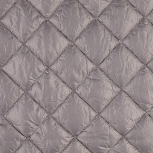 Quilted coating fabric grey