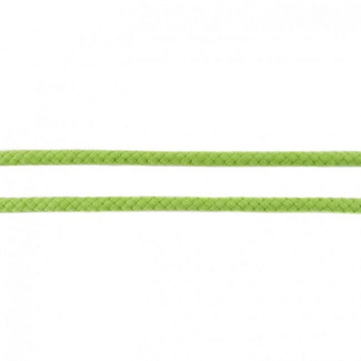 Double woven cord 8 mm dark lime