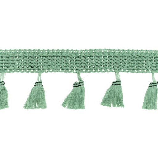 Tassel Fringe unicolour green 