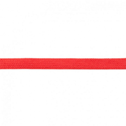 Flat cord 2 cm red
