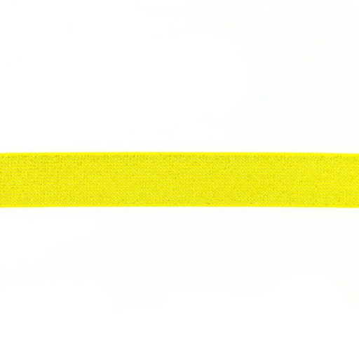 Glitter elastic 2,5 cm yellow