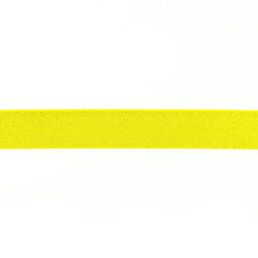 Glitter elastic 2,5 cm yellow
