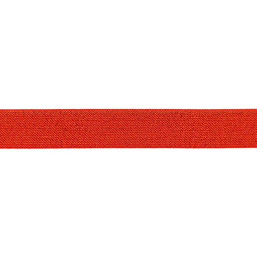 Glitter elastic 2,5 cm red