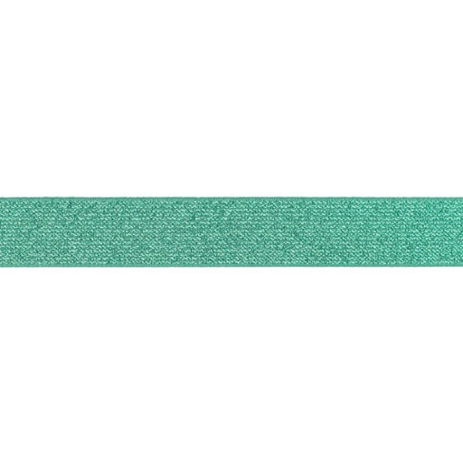 Glitter elastic 2,5 cm old green