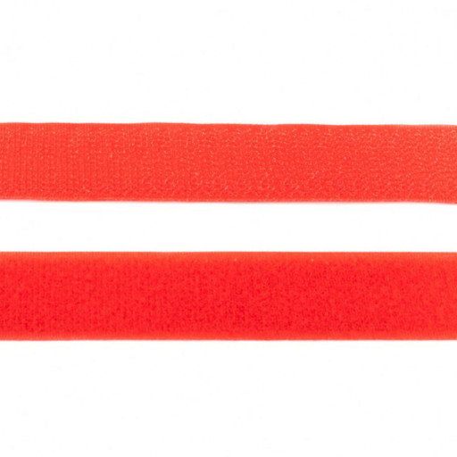 Velcro 2,5 cm red