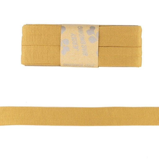 Bias binding in viscose mustard